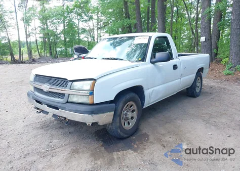 2004 Chevrolet Silverado 1500 Work Truck from USA, damaged, VIN 1GCEC14T24Z121685